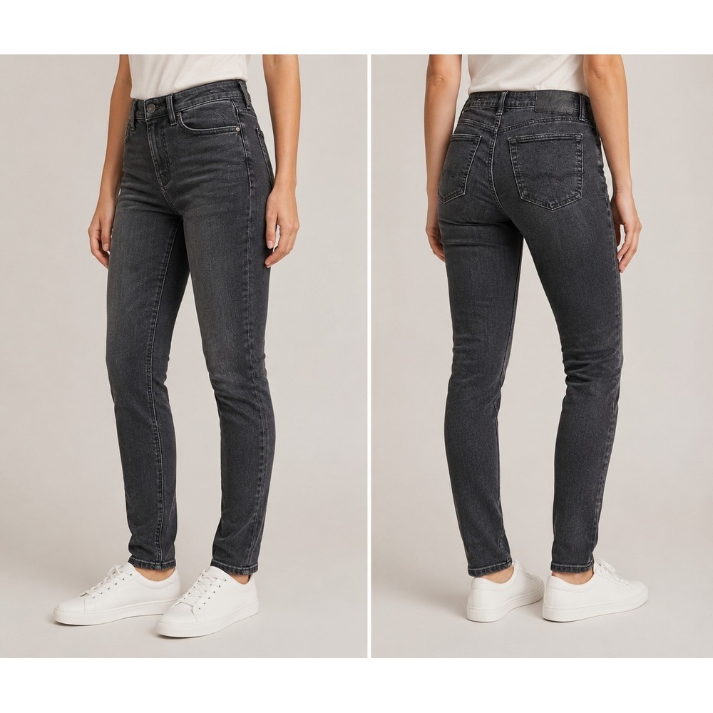 American Eagle Next Level Flex Black Skinny Jeans Women's 28x30 Stretch
